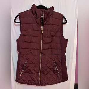 CI SONO Sherpa Lined Puffer Vest Size L